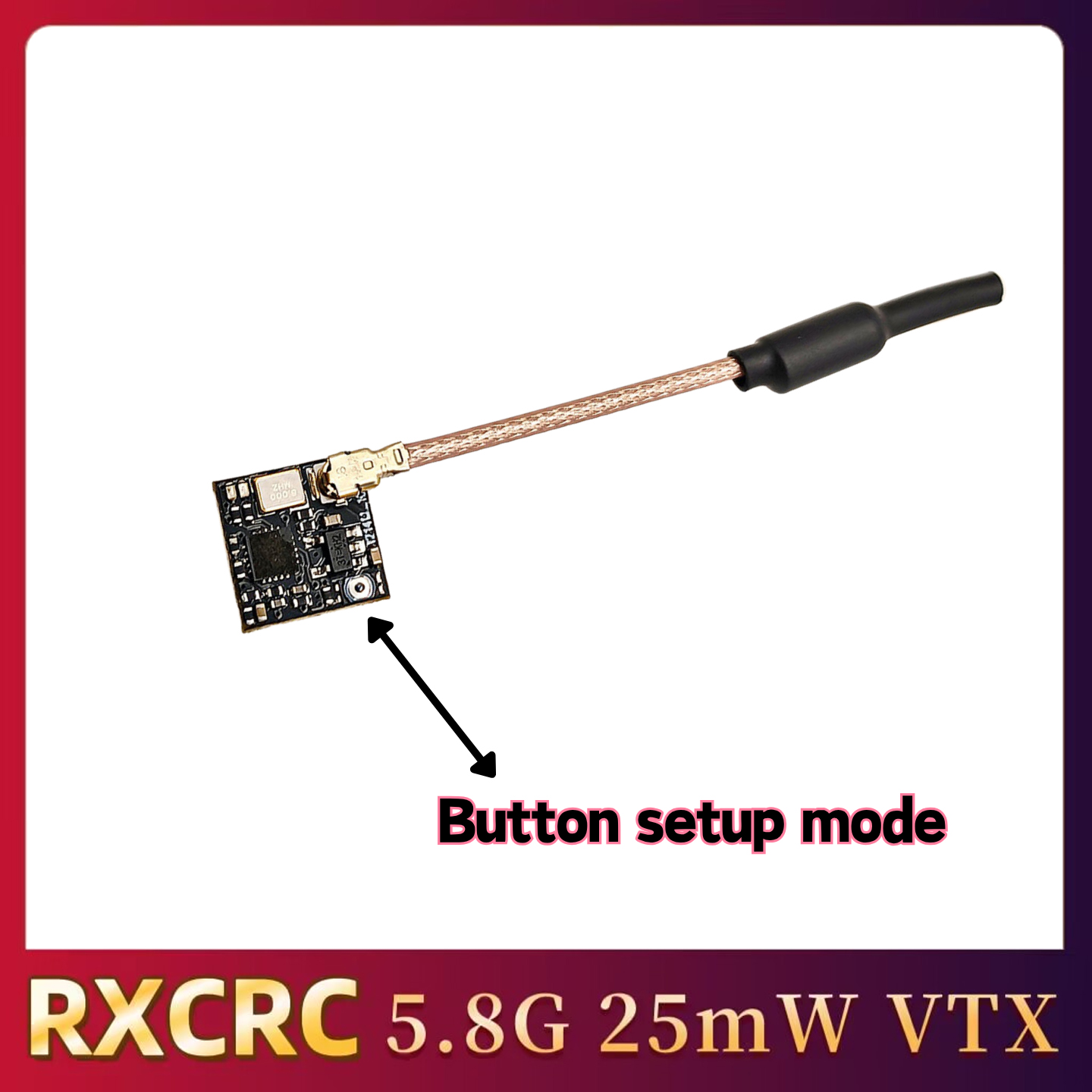 RXCRC 5.8GHz 48CH FPV 25mW Ana – Drone Frame Bewertung und Preis